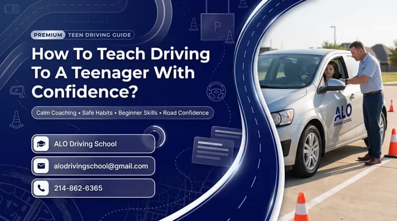 How To Teach Driving To A Teenager With Confidence?