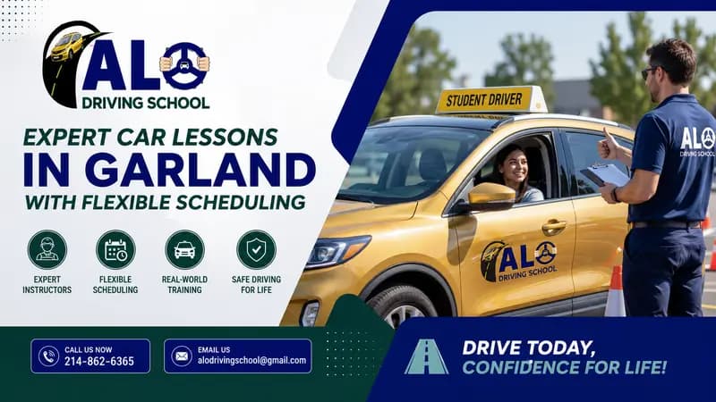 Expert Car Lessons in Garland with Flexible Scheduling