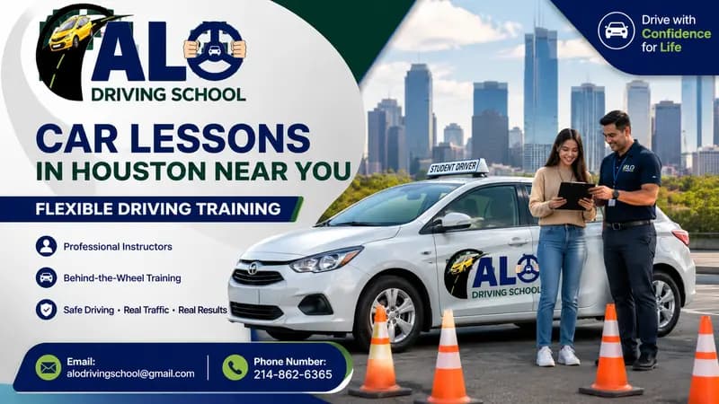Car Lessons in Houston Near You | Flexible Driving Training