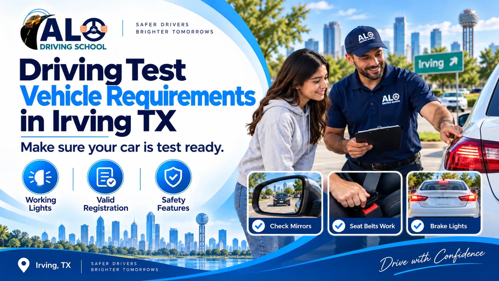 Driving Test Vehicle Requirements in Irving TX: Complete Vehicle Preparation Guide