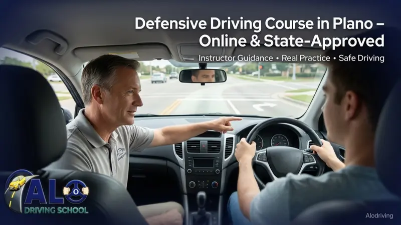 Defensive Driving Course in Plano – Online & State-Approved Banner