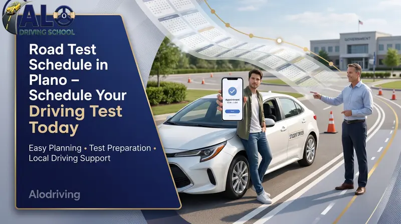 Road Test Schedule in Plano – Schedule Your Driving Test Today Banner