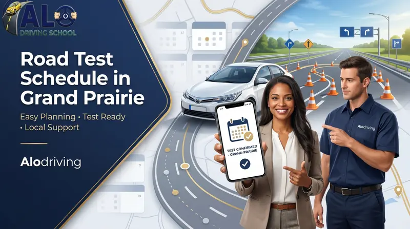 Road Test Schedule in Grand Prairie – Easy Road Test Booking Banner