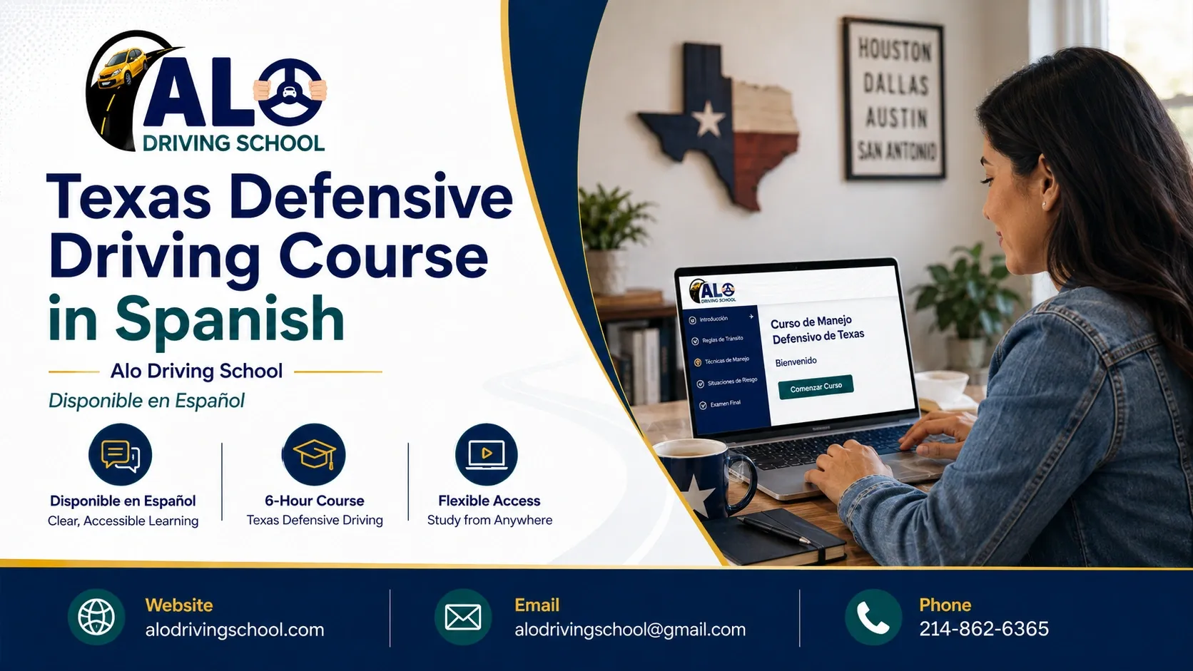 Texas Defensive Driving Course in Spanish | ALO Driving School