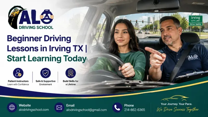 Beginner Driving Lessons in Irving TX | Start Learning Today